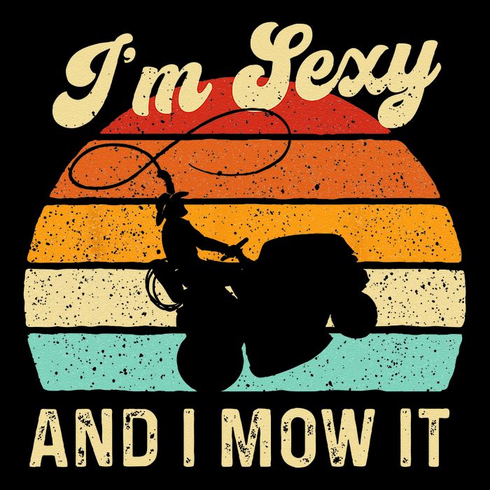 Im Sexy And I Mow It Landscaper Lawn Trimmer Landscaping Impact Tech Backpack
