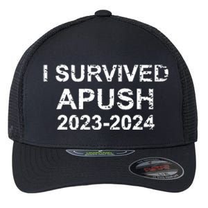 I Survived Apush 2024 For Students Teachers Flexfit Unipanel Trucker Cap