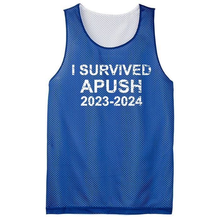 I Survived Apush 2024 For Students Teachers Mesh Reversible Basketball Jersey Tank