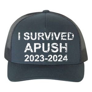 I Survived Apush 2024 For Students Teachers Yupoong Adult 5-Panel Trucker Hat