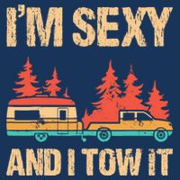 IM Sexy And I Tow It Bigfoot Camp Trees Hike Hiking Camping 16 in Basic Backpack