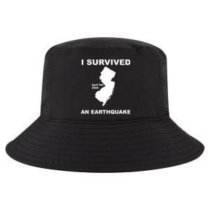 I Survived An Earthquake April 5th 2024 Cool Comfort Performance Bucket Hat