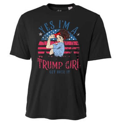 IM Still A Trump Girl I Make No Apologies Trump 2024 Women Cooling Performance Crew T-Shirt