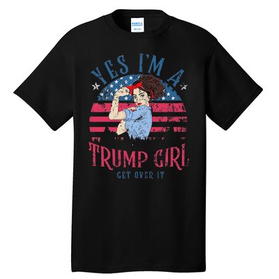 IM Still A Trump Girl I Make No Apologies Trump 2024 Women Tall T-Shirt