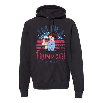 IM Still A Trump Girl I Make No Apologies Trump 2024 Women Premium Hoodie