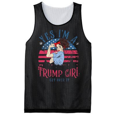 IM Still A Trump Girl I Make No Apologies Trump 2024 Women Mesh Reversible Basketball Jersey Tank