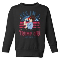 IM Still A Trump Girl I Make No Apologies Trump 2024 Women Toddler Sweatshirt