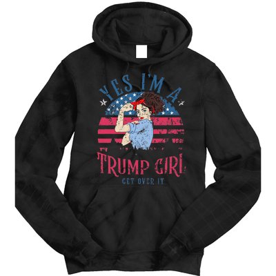 IM Still A Trump Girl I Make No Apologies Trump 2024 Women Tie Dye Hoodie