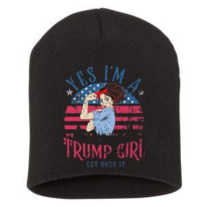 IM Still A Trump Girl I Make No Apologies Trump 2024 Women Short Acrylic Beanie