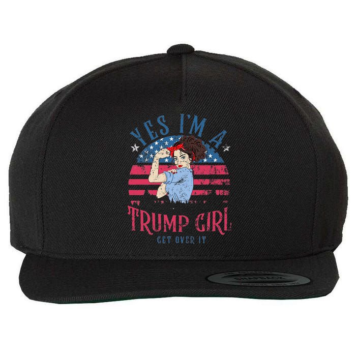 IM Still A Trump Girl I Make No Apologies Trump 2024 Women Wool Snapback Cap