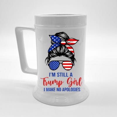 IM Still A Trump Girl Make No Apologies Patriotic Beer Stein