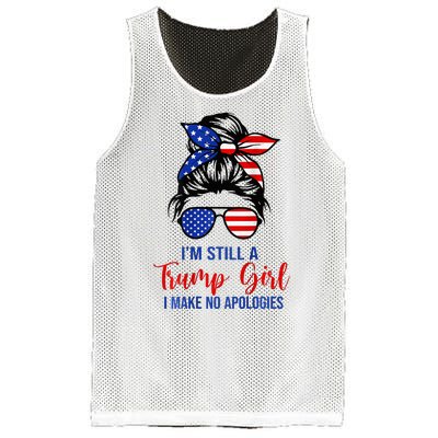 IM Still A Trump Girl Make No Apologies Patriotic Mesh Reversible Basketball Jersey Tank