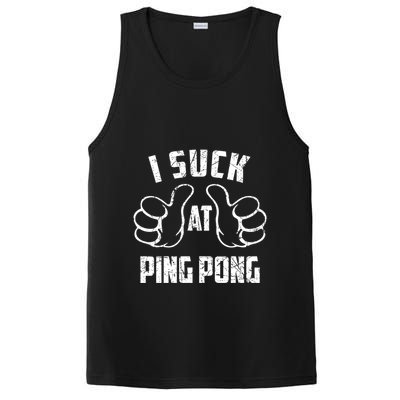 I Suck At Ping Pong Sarcastic Ping Pong Loser Gift PosiCharge Competitor Tank