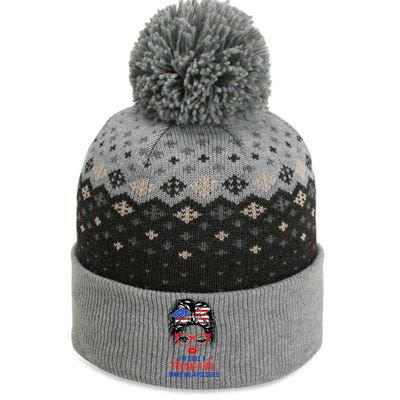 I'm Still A Trump Girl, I Make No Apologies Trump 2024 The Baniff Cuffed Pom Beanie