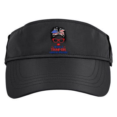 I'm Still A Trump Girl, I Make No Apologies Trump 2024 Adult Drive Performance Visor