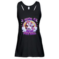 I Suck At Fantasy Football Funny Unicorn Rainbow Loser Gift Ladies Essential Flowy Tank