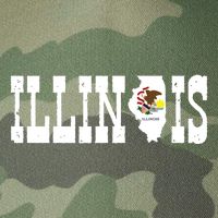 Illinois State And Illinois Flag With Pride For Illinois Legacy Tie Dye Trucker Hat
