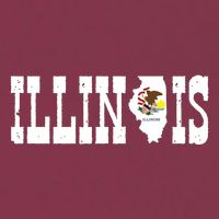 Illinois State And Illinois Flag With Pride For Illinois 16oz Travel Tumbler