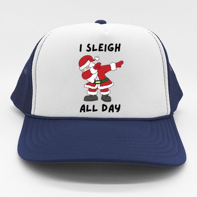 I Sleigh All Day Santa Claus Funny Christmas Trucker Hat