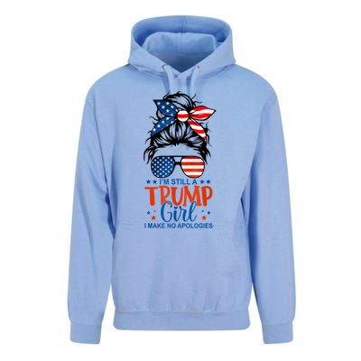 Im Still A Trump Girl I Make No Apologies Trump 2024 Tee Unisex Surf Hoodie