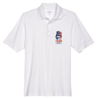 Im Still A Trump Girl I Make No Apologies Trump 2024 Tee Men's Origin Performance Pique Polo