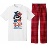 Im Still A Trump Girl I Make No Apologies Trump 2024 Tee Pajama Set