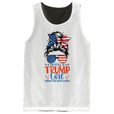 Im Still A Trump Girl I Make No Apologies Trump 2024 Tee Mesh Reversible Basketball Jersey Tank