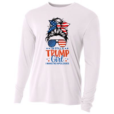 Im Still A Trump Girl I Make No Apologies Trump 2024 Tee Cooling Performance Long Sleeve Crew