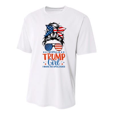 Im Still A Trump Girl I Make No Apologies Trump 2024 Tee Performance Sprint T-Shirt