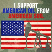 I Support American Oil From American Soil USA Legacy Tie Dye Trucker Hat