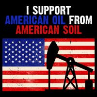 I Support American Oil From American Soil USA City Backpack