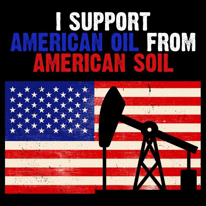 I Support American Oil From American Soil USA City Backpack