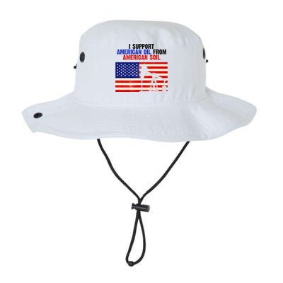 I Support American Oil From American Soil USA Legacy Cool Fit Booney Bucket Hat