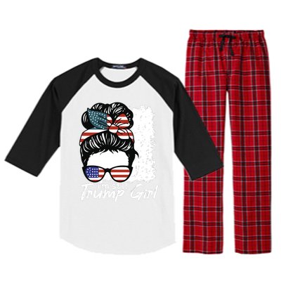 Im Still A Trump Girl I Make No Apologies Trump Raglan Sleeve Pajama Set