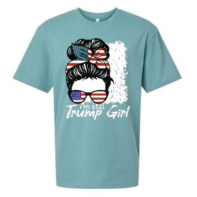 Im Still A Trump Girl I Make No Apologies Trump Sueded Cloud Jersey T-Shirt