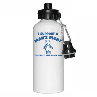 I Support A Man Right Aluminum Water Bottle