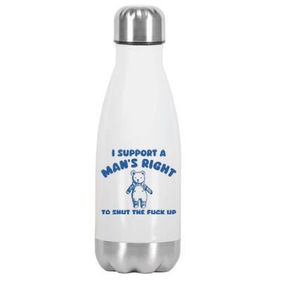 I Support A Man Right Stainless Steel Insulated Water Bottle