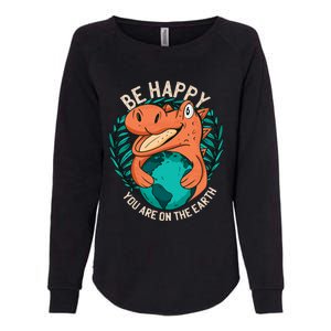 Ironic Statet About Climate Change By A Dinosaur Gift Womens California Wash Sweatshirt