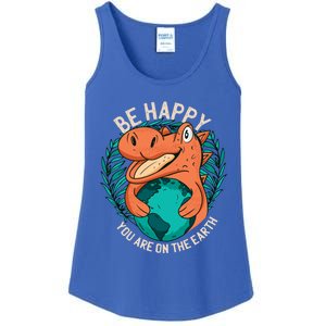 Ironic Statet About Climate Change By A Dinosaur Gift Ladies Essential Tank