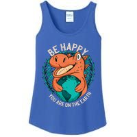 Ironic Statet About Climate Change By A Dinosaur Gift Ladies Essential Tank