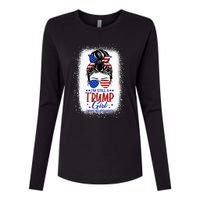 IM Still A Trump Girl I Make No Apologies Trump 2024 Women Womens Cotton Relaxed Long Sleeve T-Shirt