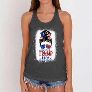 IM Still A Trump Girl I Make No Apologies Trump 2024 Women Women's Knotted Racerback Tank