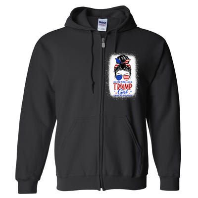 IM Still A Trump Girl I Make No Apologies Trump 2024 Women Full Zip Hoodie