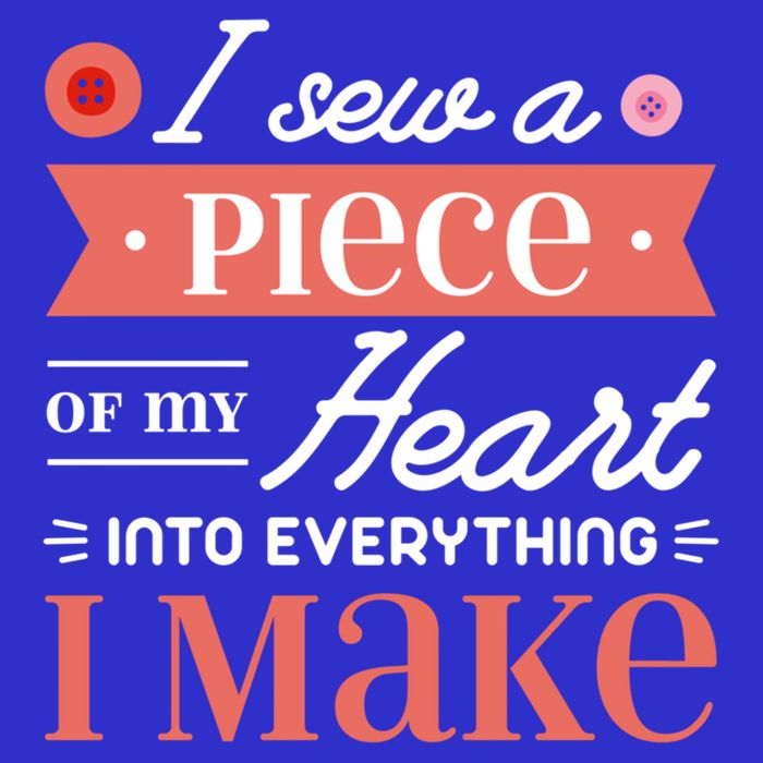 I Sew A Piece Of My Heart Into Everything I Make Quilting Gift Apron