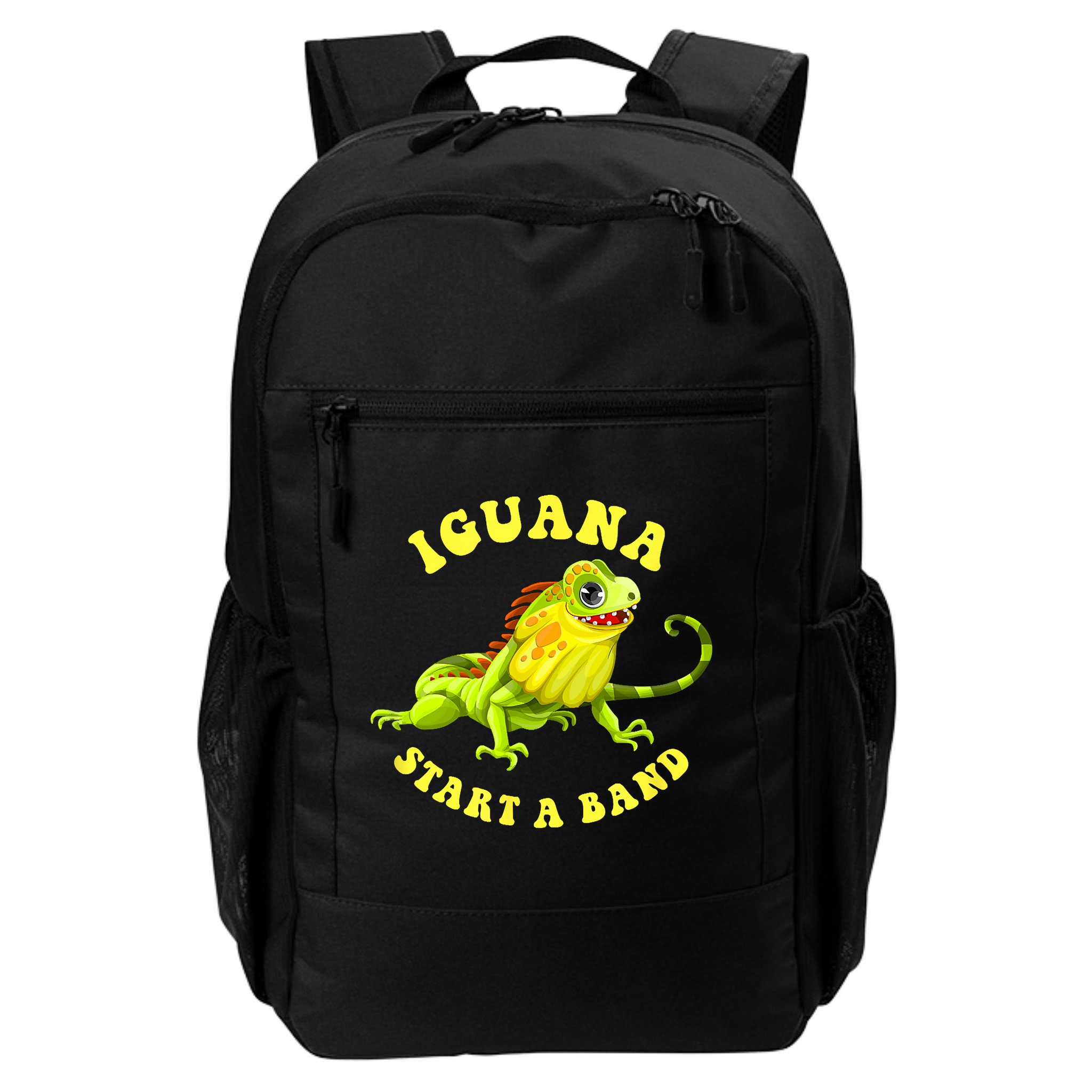 Iguana Start A Band Play On Words Pun Backpack
