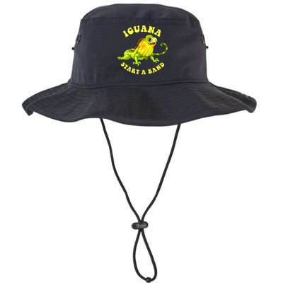 Iguana Start A Band Play On Words Pun Bucket Hat