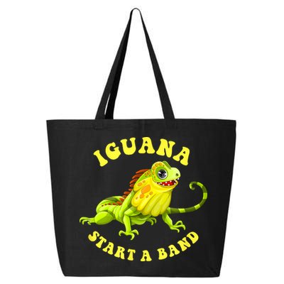 Iguana Start A Band Play On Words Pun 25L Jumbo Tote