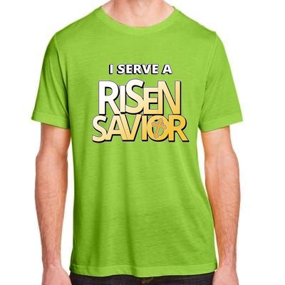 I Serve A Risen Savior Christian Faith Adult ChromaSoft Performance T-Shirt