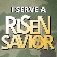 I Serve A Risen Savior Christian Faith Legacy Tie Dye Trucker Hat
