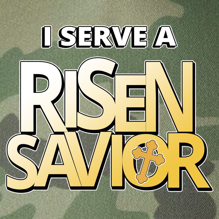 I Serve A Risen Savior Christian Faith Legacy Tie Dye Trucker Hat